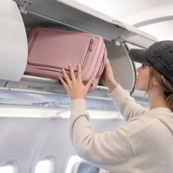 Σακίδιο Καμπίνας Ryanair / Wizz Air & Laptop 15.6″ Tech-Protect Defender S50 20L 40×20×25cm Dusty Pink - Image 9