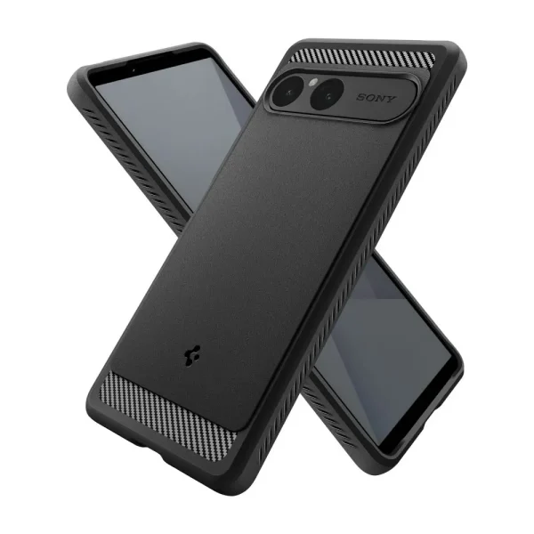 Spigen Rugged Armor Matte Black-Sony Xperia 10 VII (ACS09592) - Image 2