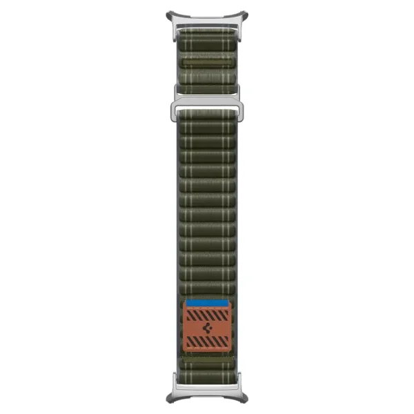 Spigen WBF0 Fabric Band Green-Samsung Galaxy Watch Ultra 47mm (AMP10147) - Image 2