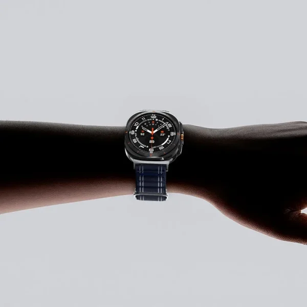 Spigen WBF0 Fabric Band Navy-Samsung Galaxy Watch Ultra 47mm (AMP10148) - Image 2