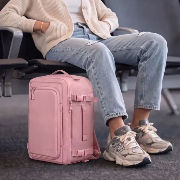 Σακίδιο Καμπίνας Ryanair / Wizz Air & Laptop 15.6″ Tech-Protect Defender S50 20L 40×20×25cm Dusty Pink - Image 12