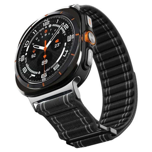 Spigen WBF0 Fabric Band Black-Samsung Galaxy Watch Ultra 47mm (AMP10146) - Image 12