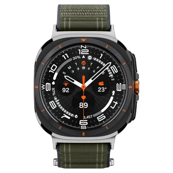 Spigen WBF0 Fabric Band Green-Samsung Galaxy Watch Ultra 47mm (AMP10147) - Image 10