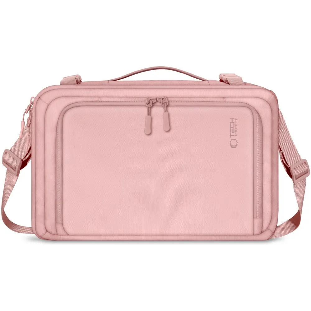 Σακίδιο Καμπίνας Ryanair / Wizz Air & Laptop 15.6″ Tech-Protect Defender S50 20L 40×20×25cm Dusty Pink - Image 3