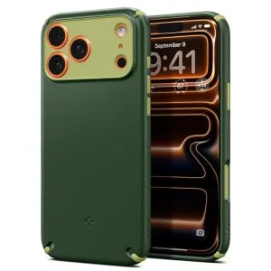 Θήκη iPhone 17 Pro Max Spigen Nano Pop Hybrid Mag MagSafe Avo Green