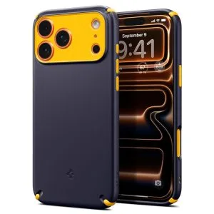 Δίχρωμη θήκη Spigen Nano Pop Hybrid Mag MagSafe σε Blueberry Navy για iPhone 17 Pro