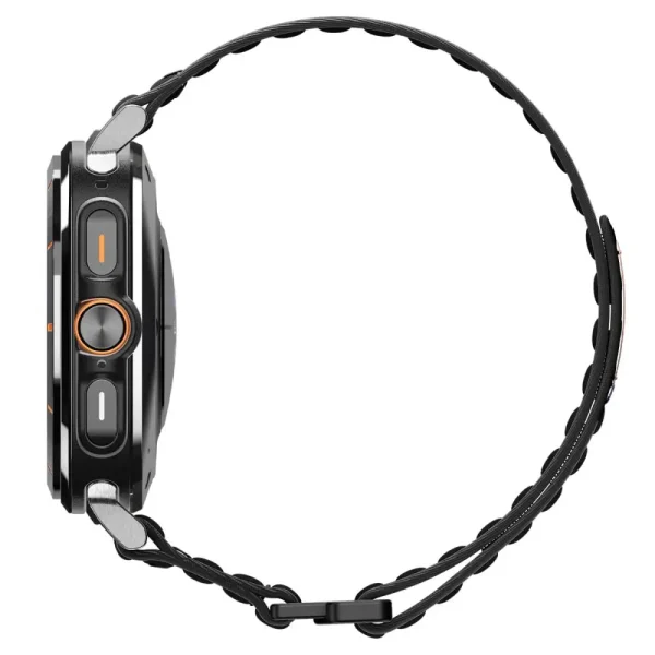 Spigen WBF0 Fabric Band Black-Samsung Galaxy Watch Ultra 47mm (AMP10146) - Image 9