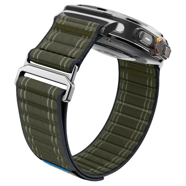 Spigen WBF0 Fabric Band Green-Samsung Galaxy Watch Ultra 47mm (AMP10147) - Image 6