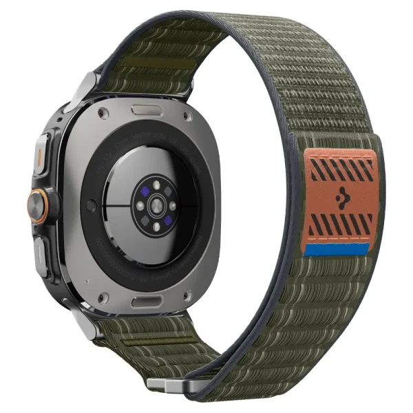 Spigen WBF0 Fabric Band Green-Samsung Galaxy Watch Ultra 47mm (AMP10147) - Image 5