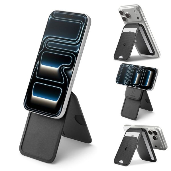 Spigen Slim Fold Tripod MagSafe Wallet 3 Card Black (AFA10406) - Image 9