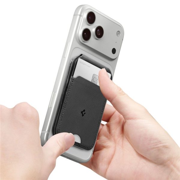 Spigen Slim Fold Tripod MagSafe Wallet 3 Card Black (AFA10406) - Image 12