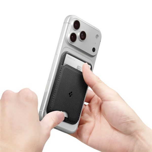 Spigen Slim Fold Tripod MagSafe Wallet 1 Card Black (AFA10751) - Image 11