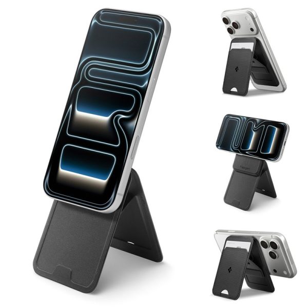 Spigen Slim Fold Tripod MagSafe Wallet 1 Card Black (AFA10751) - Image 12