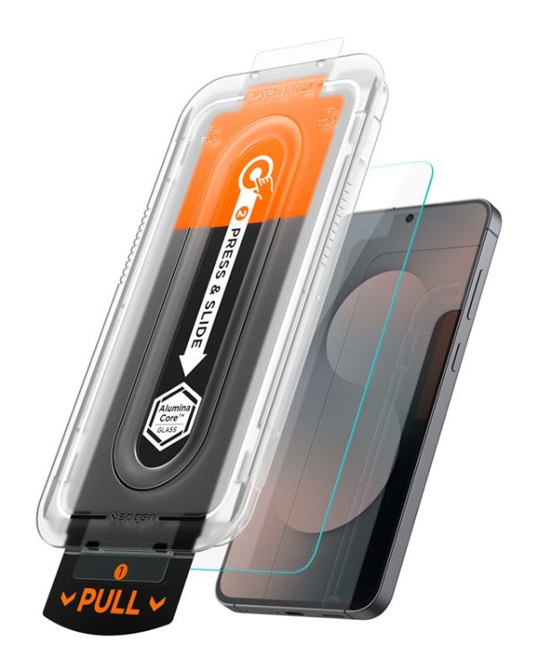 Spigen Glass tR EZ Fit Pro HD 1 Pack transparency-Samsung Galaxy S25 FE (AGL10203) - Image 5
