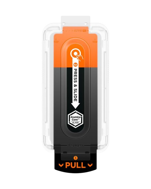 Spigen Glass tR EZ Fit Pro HD 1 Pack transparency-Samsung Galaxy S25 FE (AGL10203) - Image 6