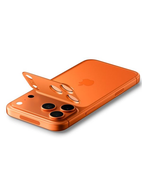 Spigen Glass tR EZ Fit Optik Pro XL 1 Pack Orange-Apple iPhone 17 Pro (AGL10645) - Image 14