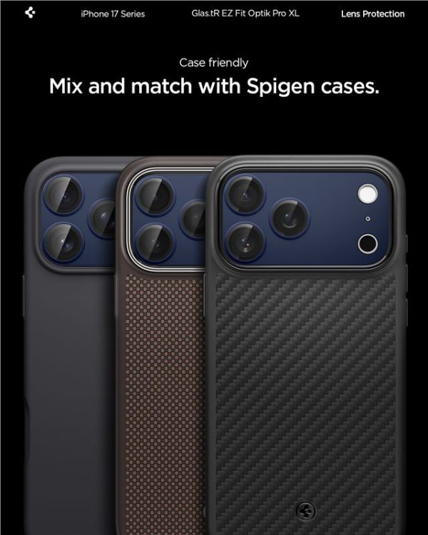 Spigen Glass tR EZ Fit Optik Pro XL 1 Pack Blue-Apple iPhone 17 Pro Max (AGL10651) - Image 6