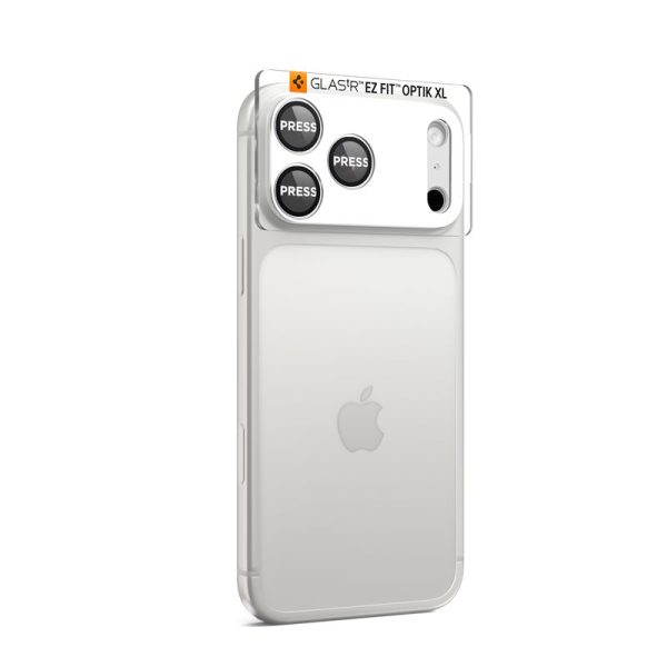 Spigen Glass tR EZ Fit Optik Pro XL 1 Pack Silver-Apple iPhone 17 Pro Max (AGL10652) - Image 8