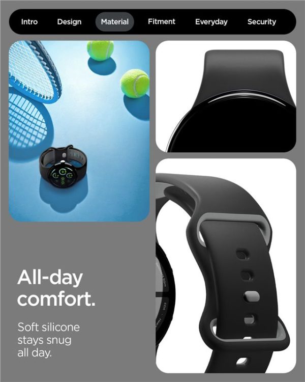 Spigen Nano Pop Band black sesame-Google Pixel Watch 4/3/2/1 41mm (AMP09486) - Image 5
