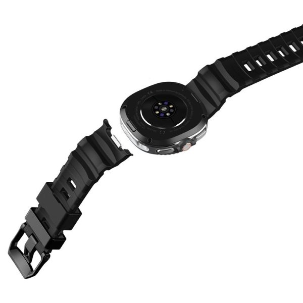 Spigen Silicone Band black-Samsung Galaxy Watch 8 46/44/40mm (AMP10151) - Image 3