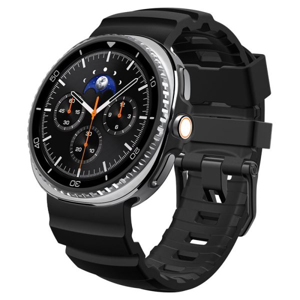 Spigen Silicone Band black-Samsung Galaxy Watch 8 46/44/40mm (AMP10151) - Image 16