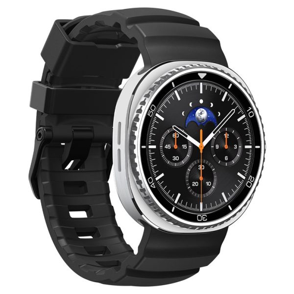 Spigen Silicone Band black-Samsung Galaxy Watch 8 46/44/40mm (AMP10151) - Image 12