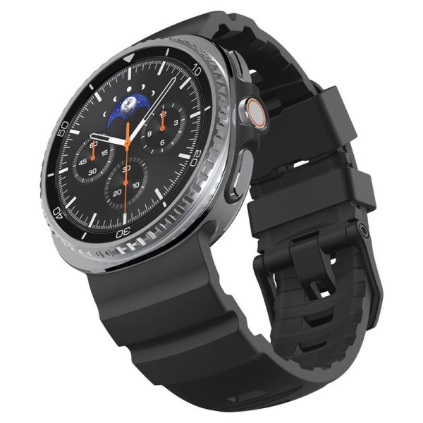 Spigen Silicone Band black-Samsung Galaxy Watch 8 46/44/40mm (AMP10151) - Image 13