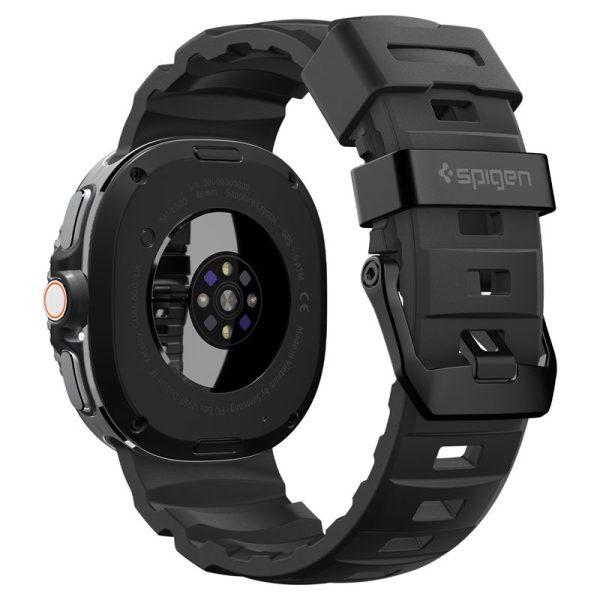 Spigen Silicone Band black-Samsung Galaxy Watch 8 46/44/40mm (AMP10151) - Image 14