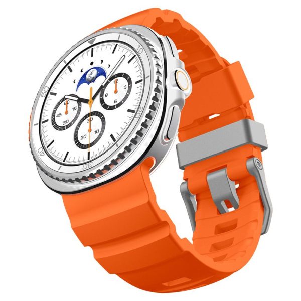 Spigen Silicone Band orange-Samsung Galaxy Watch 8 46/44/40mm (AMP10152) - Image 15