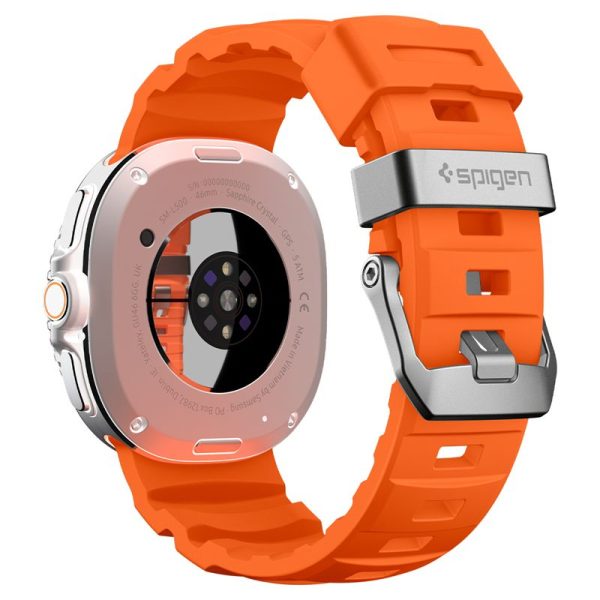 Spigen Silicone Band orange-Samsung Galaxy Watch 8 46/44/40mm (AMP10152) - Image 16