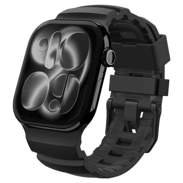 Spigen Silicone Band black-Apple Watch 49/46/45/44mm (AMP10508) - Image 8