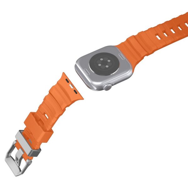 Spigen Silicone Band orange-Apple Watch 49/46/45/44mm (AMP10509) - Image 14