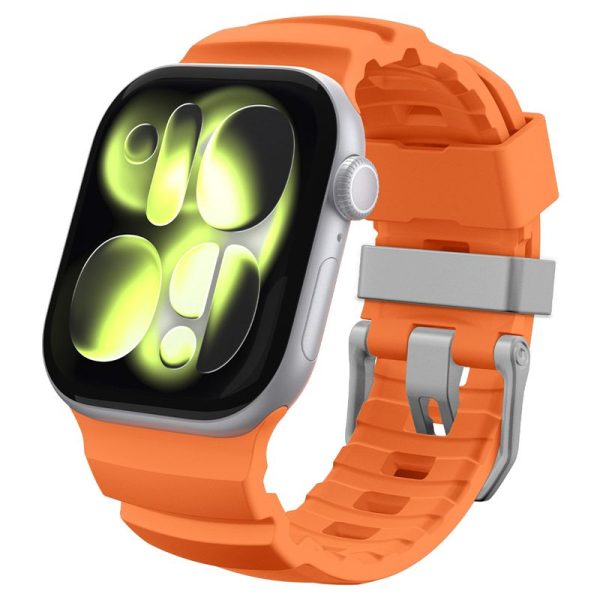 Spigen Silicone Band orange-Apple Watch 49/46/45/44mm (AMP10509) - Image 12