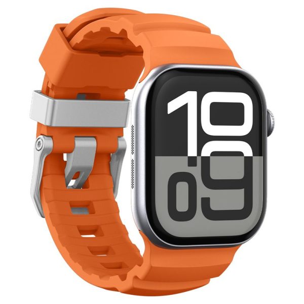 Spigen Silicone Band orange-Apple Watch 49/46/45/44mm (AMP10509) - Image 7