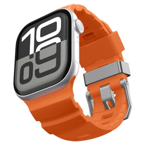 Spigen Silicone Band orange-Apple Watch 49/46/45/44mm (AMP10509) - Image 15