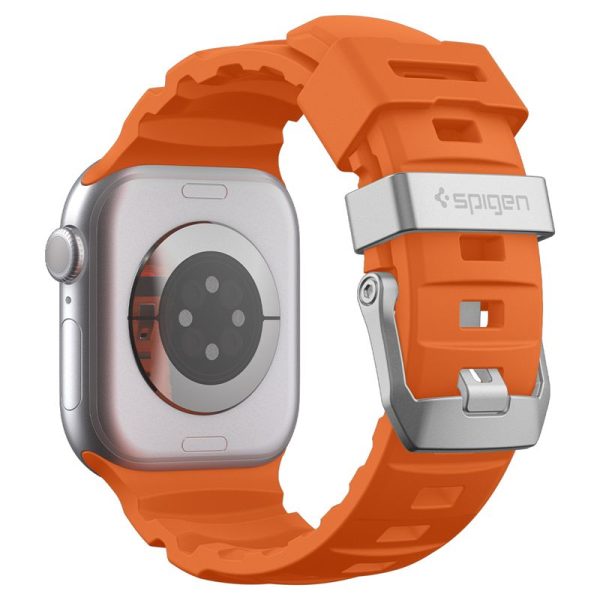 Spigen Silicone Band orange-Apple Watch 49/46/45/44mm (AMP10509) - Image 8