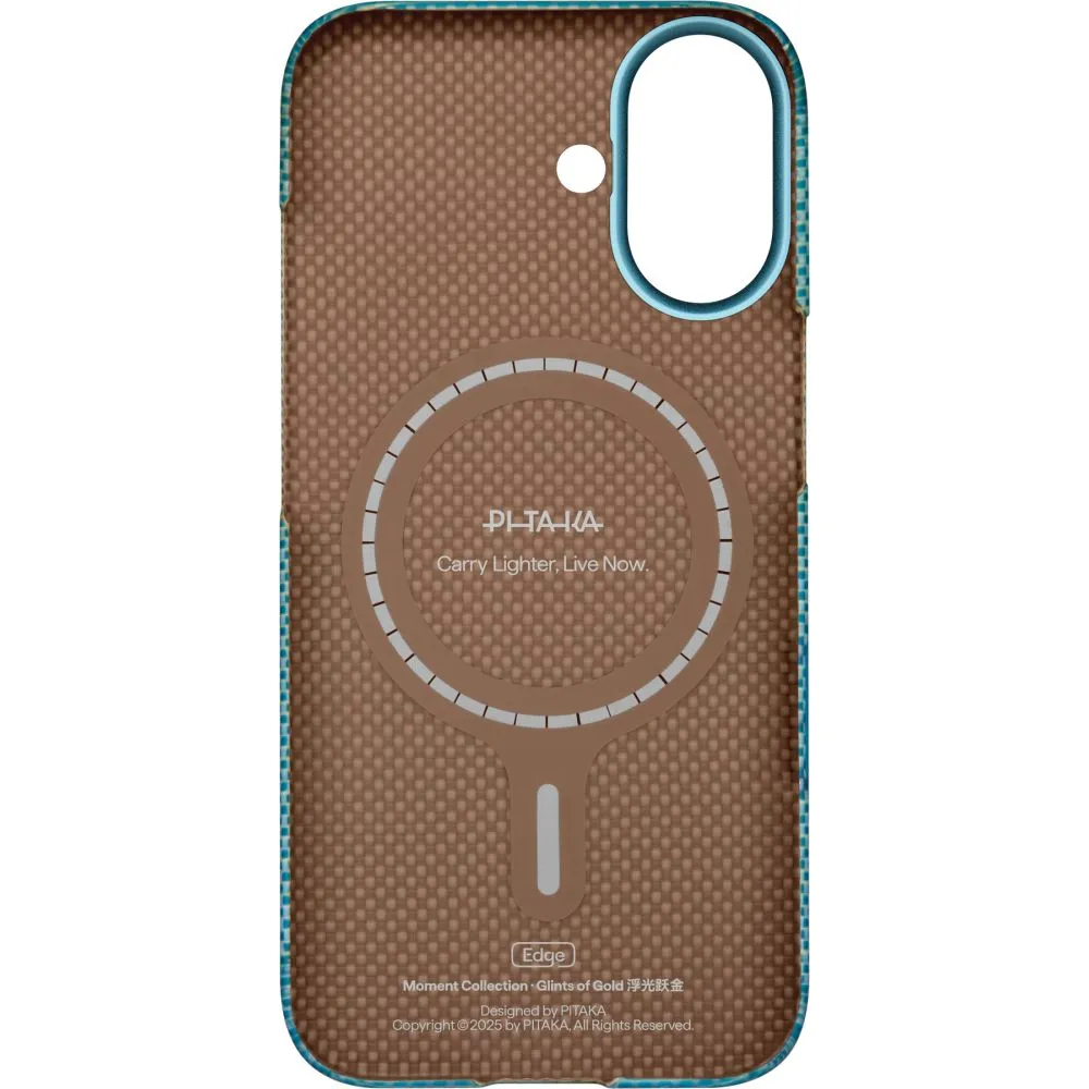 Θήκη iPhone 17 Pitaka Ultra-Slim Case Golden Glint - Image 2
