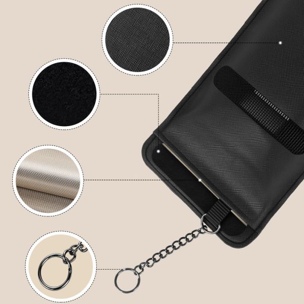 TECH-PROTECT KLR400 POUCH KEYLESS RFID SIGNAL BLOCKER CASE BLACK/BLACK - Image 5
