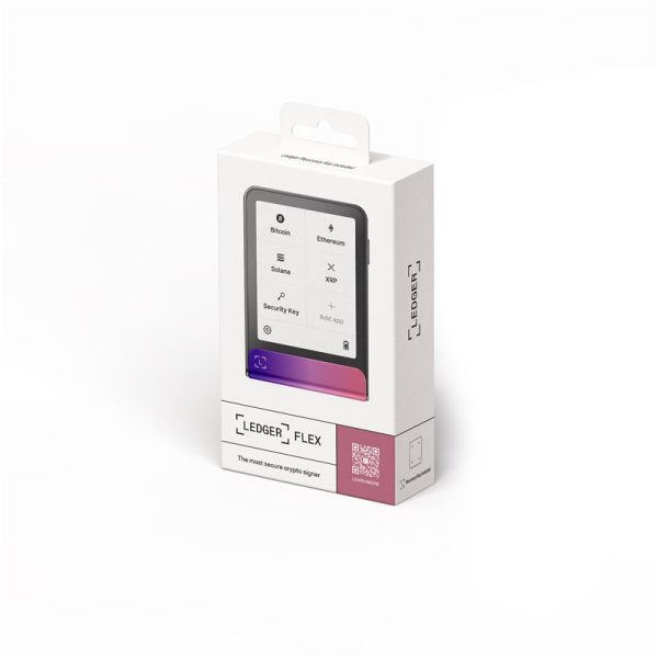 Ledger Flex Crimson Magenta Crypto Hardware Wallet with Recovery Key (LEDGERFLEX-CMAGENTA-RK) - Image 8