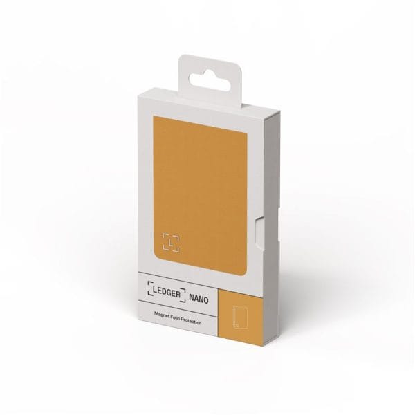 Ledger Nano Gen 5 Magnet Folio bitcoin orange (LEDGERNANO-5-MFBO) - Image 5