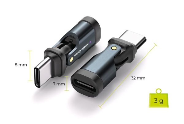 Mobile Origin 240W USB-C Rotation Adapter CB5 (MO-240WRA-CB5) - Image 2