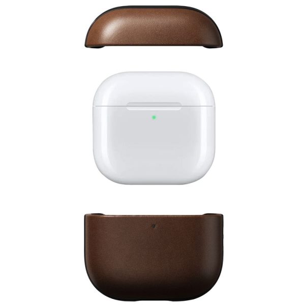 Nomad Modern Leather Case brown-Apple Airpods 4 (NM014599858) - Image 3