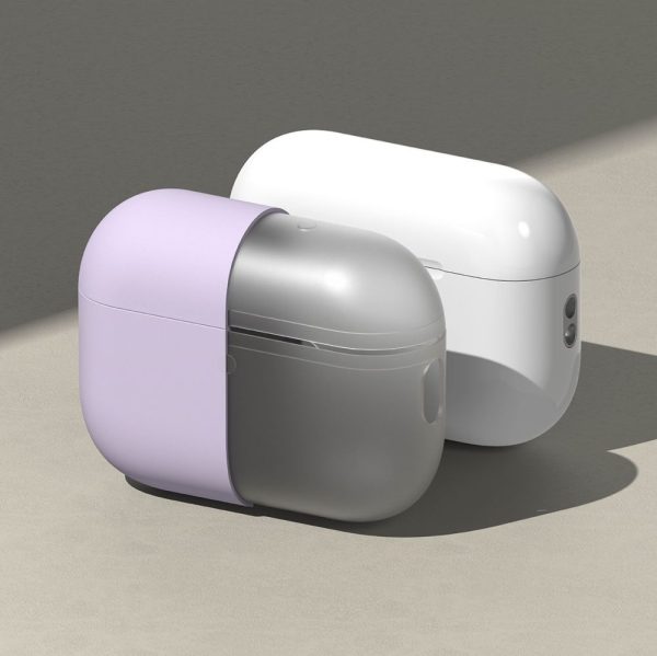RINGKE SILICONE APPLE AIRPODS PRO 3 LIGHT PURPLE - Image 3