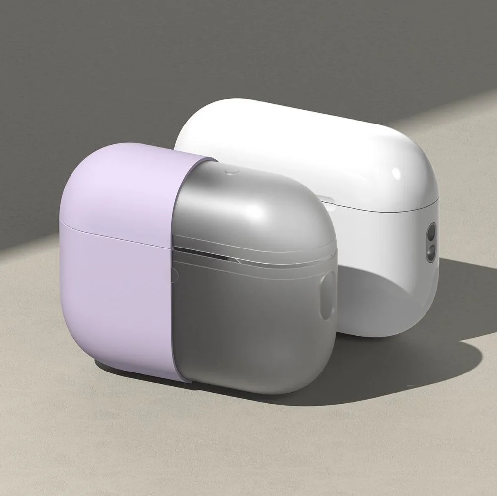 Θήκη Apple AirPods Pro 3 Ringke Silicone Light Purple - Image 3