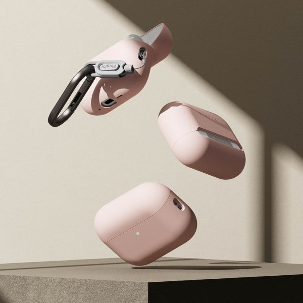 RINGKE SILICONE APPLE AIRPODS PRO 3 PINK SAND - Image 4