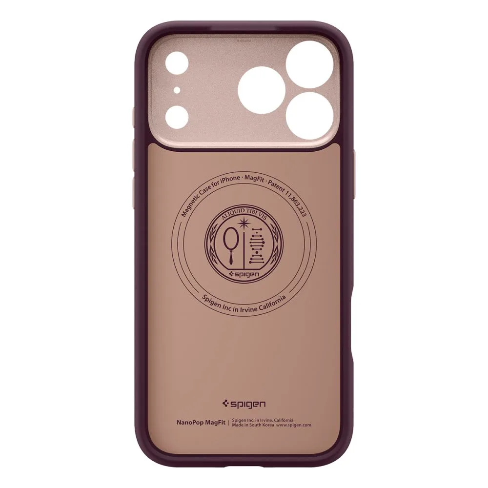 Θήκη iPhone 17 Pro Max Spigen Nano Pop Mag MagSafe Burgundy Bean (ACS10261) - Image 3