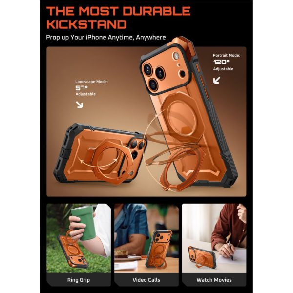 SUPCASE UB GRIP MAG MAGSAFE IPHONE 17 PRO CLEAR/CORAL - Image 5