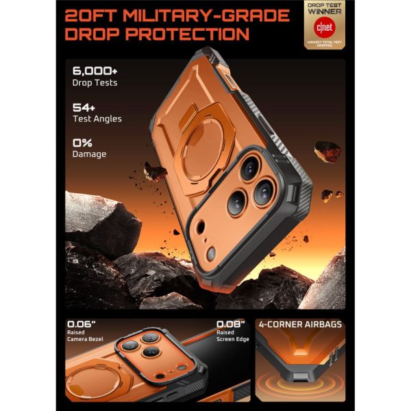 SUPCASE UB GRIP PRO MAG MAGSAFE IPHONE 17 PRO CLEAR/CORAL - Image 4