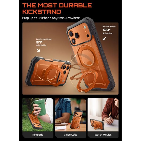 SUPCASE UB GRIP PRO MAG MAGSAFE IPHONE 17 PRO CLEAR/CORAL - Image 5