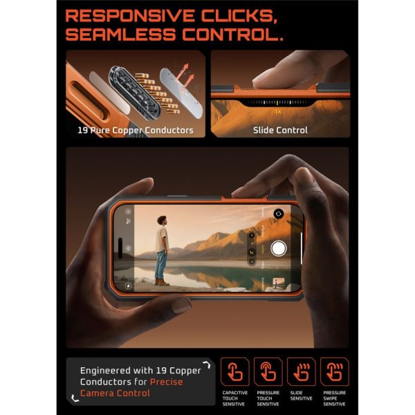 SUPCASE UB GRIP PRO MAG MAGSAFE IPHONE 17 PRO CLEAR/CORAL - Image 6